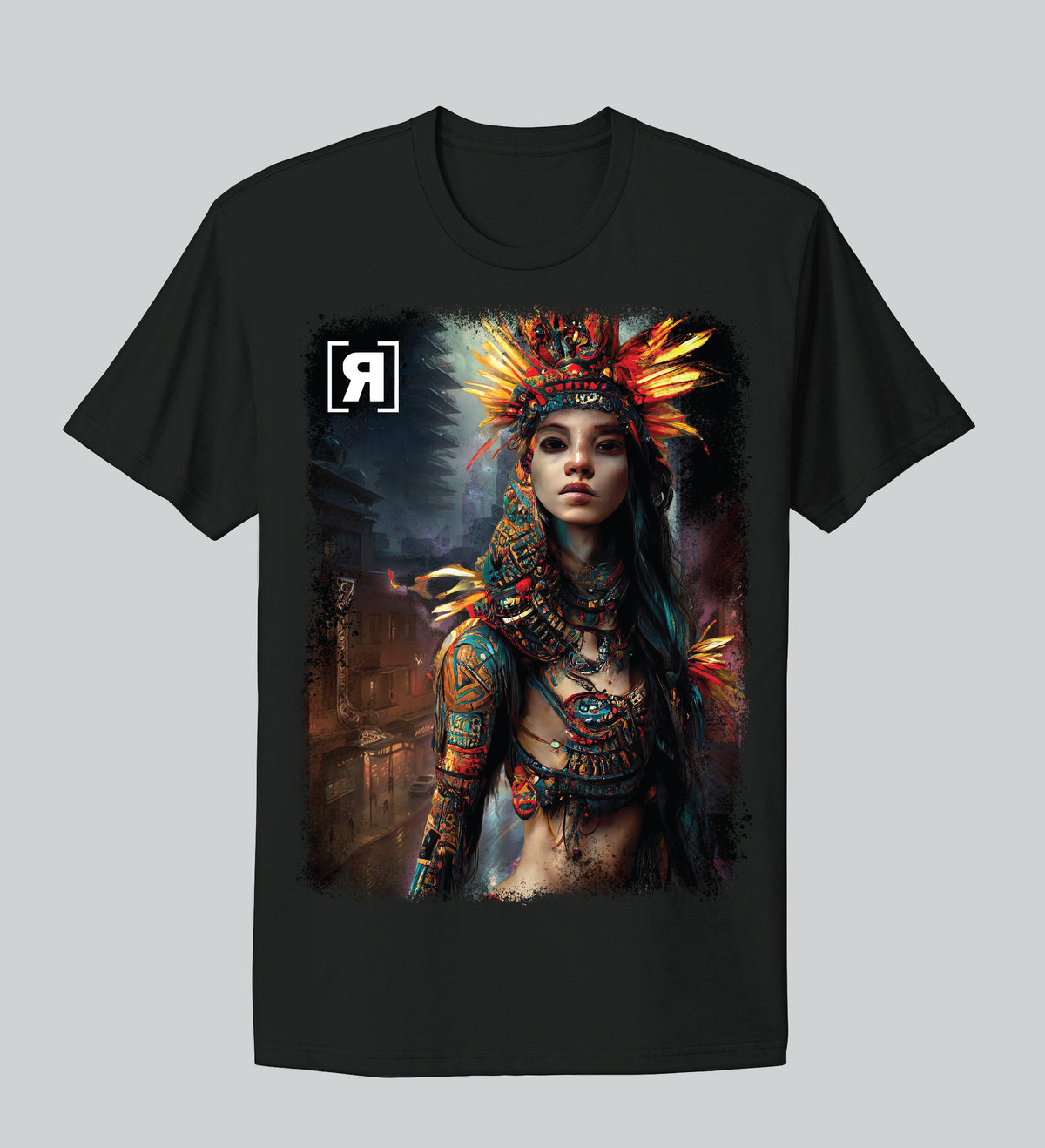 Aztec Warrior Graphic Tee