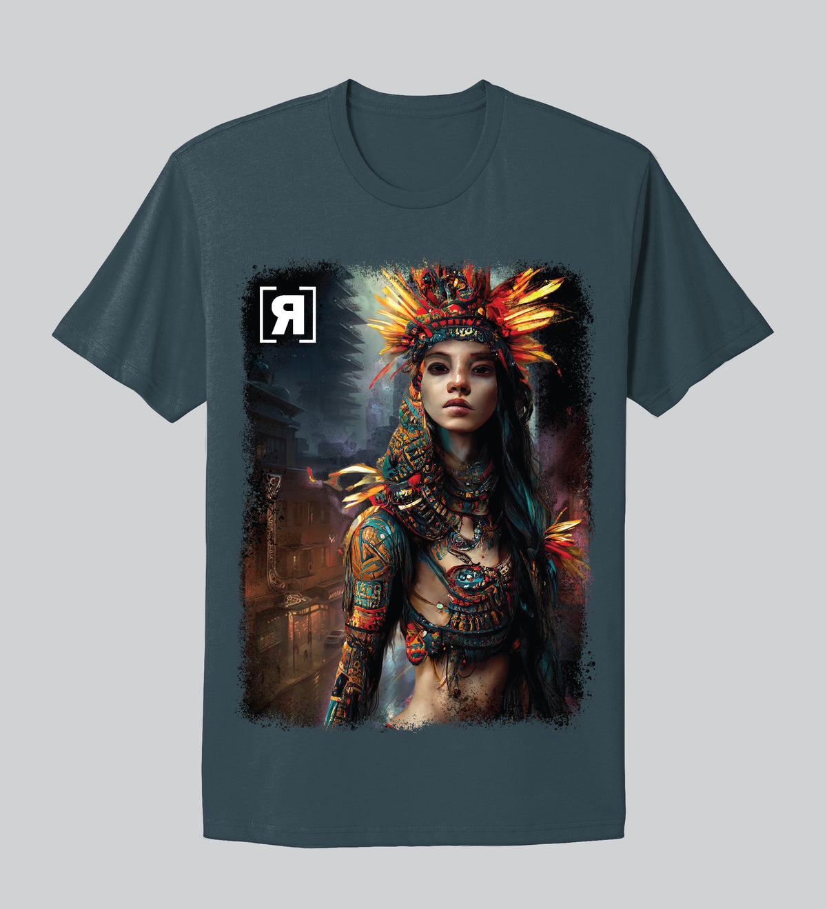Aztec Warrior Graphic Tee